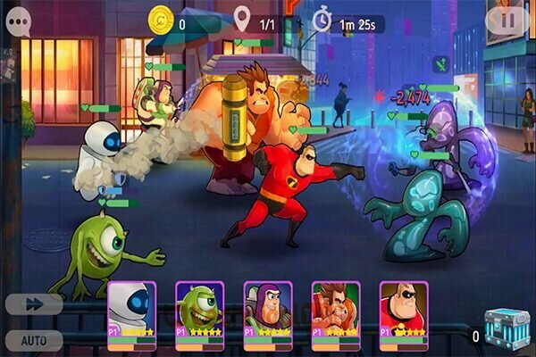 Gameplay Disney Heroes Battle Mode Mod Apk